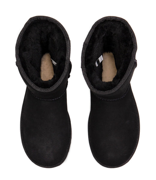 [1016223-BLK] Womens Ugg CLASSIC SHORT II