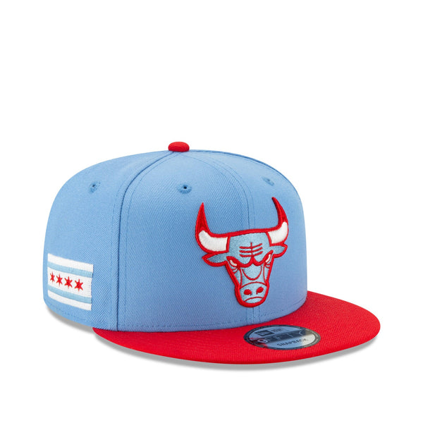 [12286157] Mens New Era Chicago Bulls - Blue/Red City Series 950 Snapback