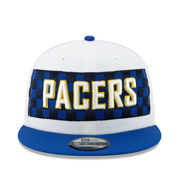 [12286143] Mens New Era Indiana Pacers - White/Blue City Series 950 Snapback