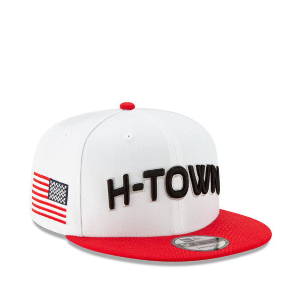 [12286145] Mens New Era Houston Rockets - White/Red City Series 950 Snapback