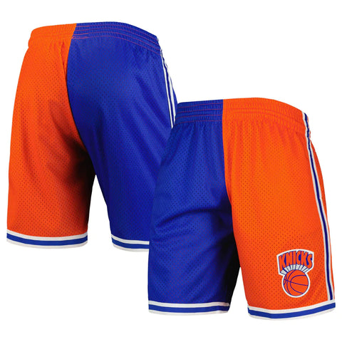 MITCHELL & NESS NBA SPLIT SWINGMAN SHORTS NY KNICKS 1991