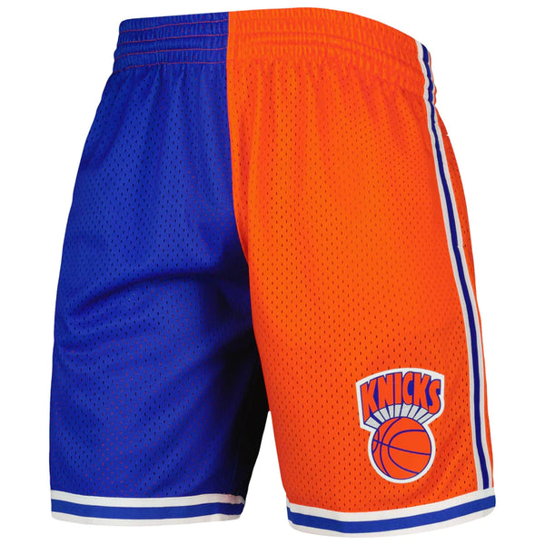 MITCHELL & NESS NBA SPLIT SWINGMAN SHORTS NY KNICKS 1991