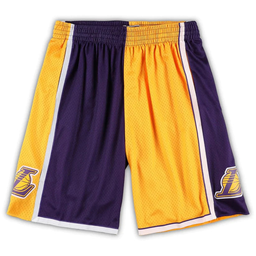 MITCHELL & NESS NBA SPLIT SWINGMAN SHORTS LA LAKERS 2009