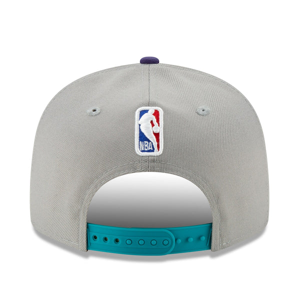 [12286159] Mens New Era Charlotte Hornets - Grey/Purple City Series 950 Snapback