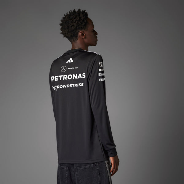 [JW5364] MENS ADIDAS MERCEDES - AMG PETRONAS FORMULA ONE TEAM DRIVER JERSEY LONG SLEEVE