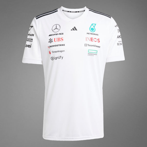 [JX5798] MENS ADIDAS MERCEDES - AMG PETRONAS FORMULA ONE TEAM DRIVER JERSEY