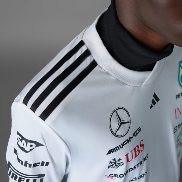 [JX5798] MENS ADIDAS MERCEDES - AMG PETRONAS FORMULA ONE TEAM DRIVER JERSEY