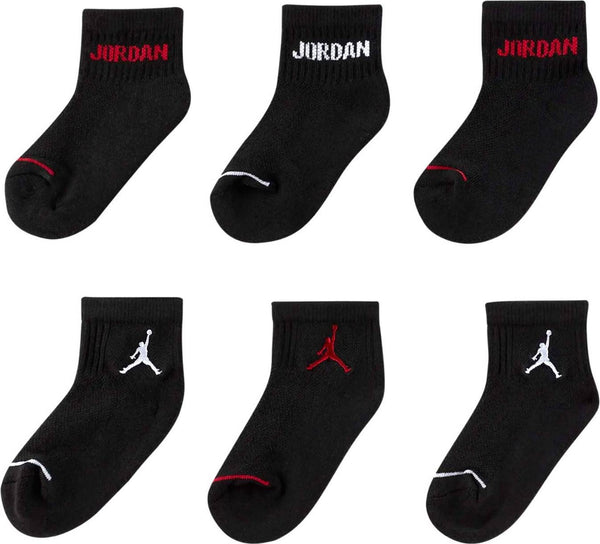 [BJ0342-023] YOUTH AIR JORDAN JUMPMAN LEGEND ANKLE 6-PACK SOCKS
