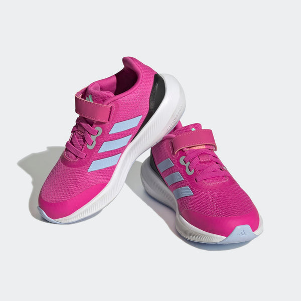 [HP5874] YOUTH ADIDAS RUNFALCON 3.0 J 'LUCID FUCHSIA BLUE DAWN'