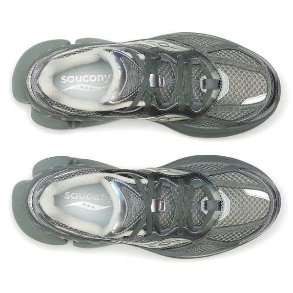 [S70797-6] MENS SAUCONY GRID NXT 'GREEN/SILVER'