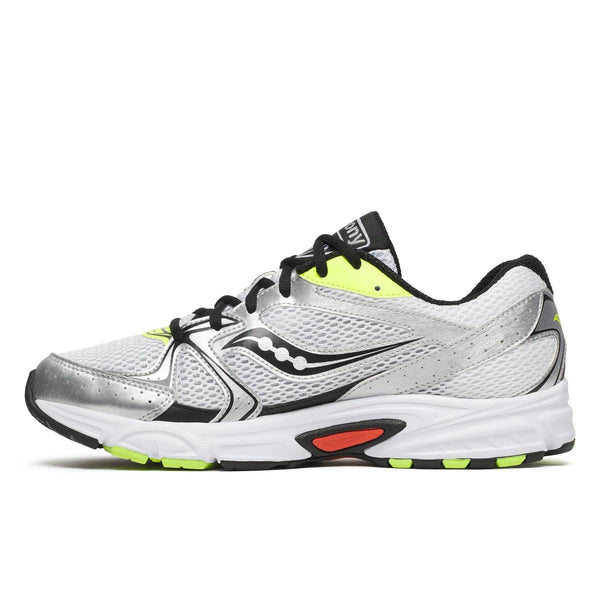 [S70812-12] MENS SAUCONY RIDE MILLENNIUM 'WHITE SILVER LIME ORANGE'