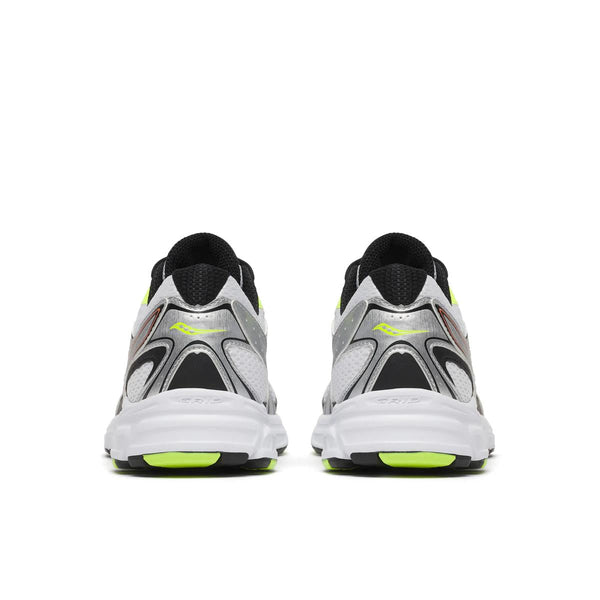 [S70812-12] MENS SAUCONY RIDE MILLENNIUM 'WHITE SILVER LIME ORANGE'