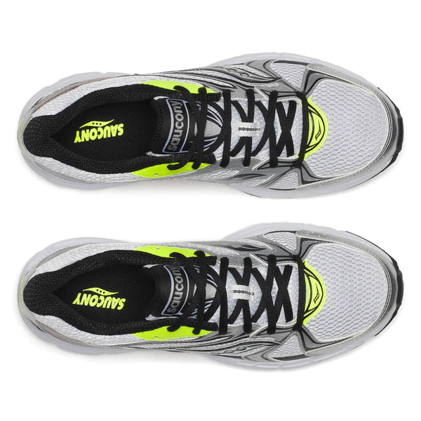 [S70812-12] MENS SAUCONY RIDE MILLENNIUM 'WHITE SILVER LIME ORANGE'