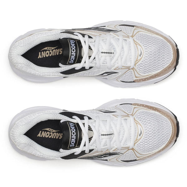[S70812-18] MENS SAUCONY RIDE MILLENNIUM 'WHITE/GOLD/BLACK'