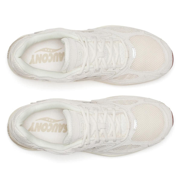 [S70898-6] MENS SAUCONY GRID JAZZ 9 'IVORY'