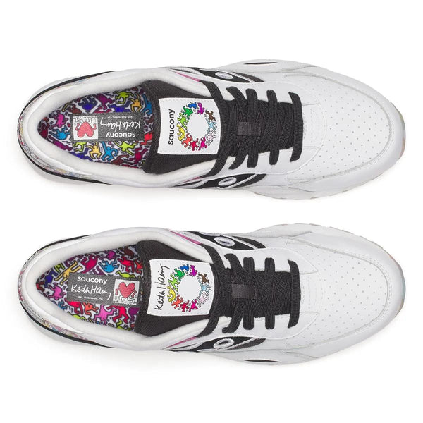 [S70973-1] MENS SAUCONY SHADOW 6000 'KEITH HARING LOVE'