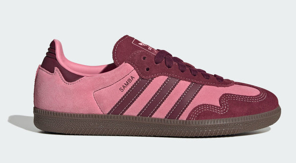 [IH6704] WOMENS ADIDAS SAMBA OG 'PINK SPARK SHADOW RED'