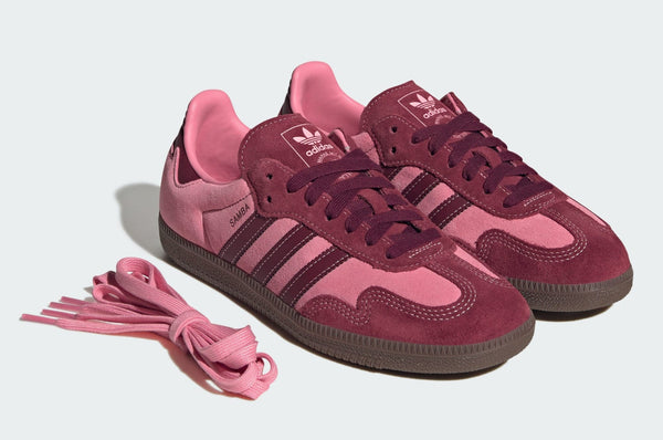 [IH6704] WOMENS ADIDAS SAMBA OG 'PINK SPARK SHADOW RED'