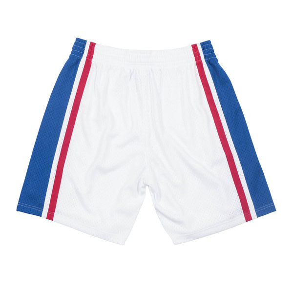 [SMSHGS18246-P76WHIT96] Mens Mitchell & Ness NBA Swingman Home Shorts Philadelphia 76ers 96-97