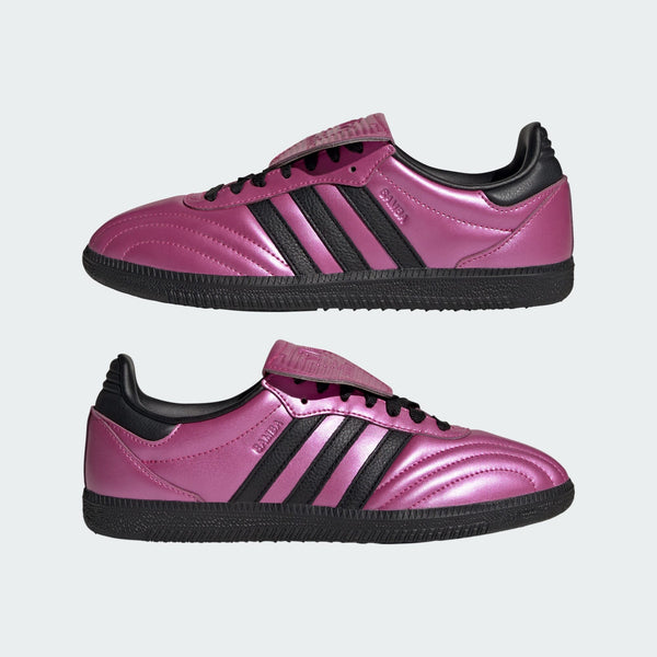 [JQ7451] Womens Adidas Samba LT Long Tongue 'Metallic Fuchsia'