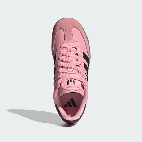 [JR0424] Grade School Adidas SAMBA INDOOR 'MESSI LIGHT PINK BLACK (GS)'