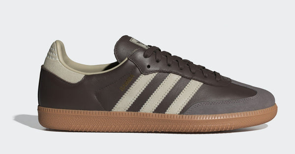 [ID1481] MENS ADIDAS SAMBA OG 'BROWN PUTTY GREY'