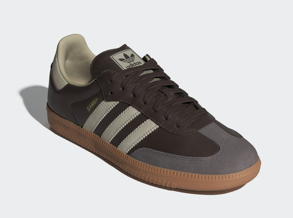 [ID1481] MENS ADIDAS SAMBA OG 'BROWN PUTTY GREY'