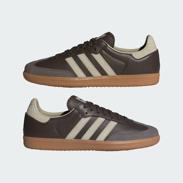 [ID1481] MENS ADIDAS SAMBA OG 'BROWN PUTTY GREY'