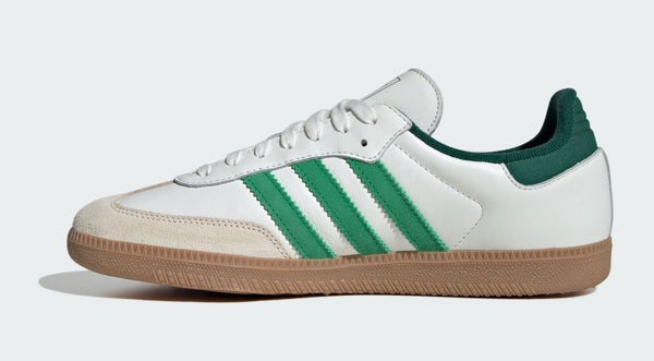 [JI3202] MENS ADIDAS SAMBA OG 'WHITE GREEN COLLEGIATE GREEN'