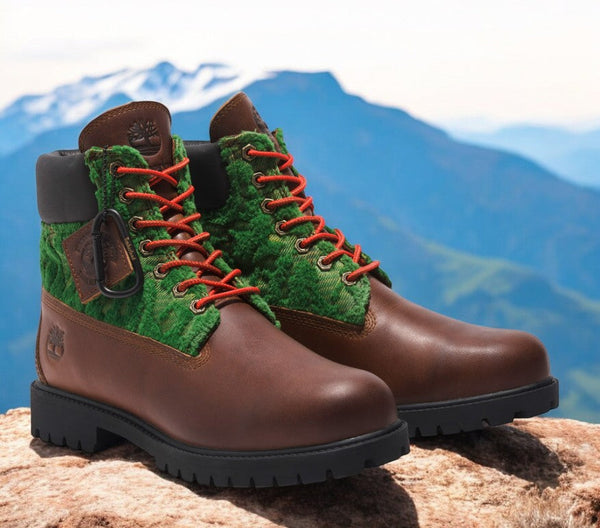 [TB0A2NU3EM4] Mens Timberland HERITAGE BLACK PIONEERS 6-INCH WATERPROOF BOOT 'BROWN FULL-GRAIN'