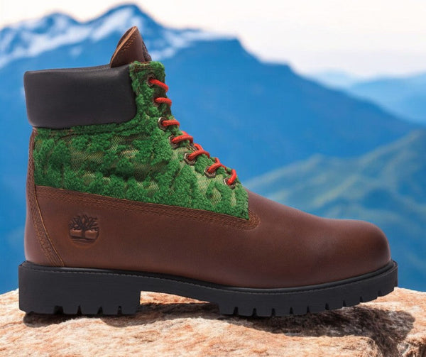 [TB0A2NU3EM4] Mens Timberland HERITAGE BLACK PIONEERS 6-INCH WATERPROOF BOOT 'BROWN FULL-GRAIN'