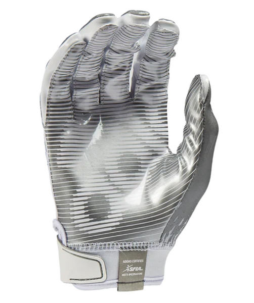 [AF1334-WHT/SIL] MENS ADIDAS SCORCHLIGHT FOOTBALL GLOVES