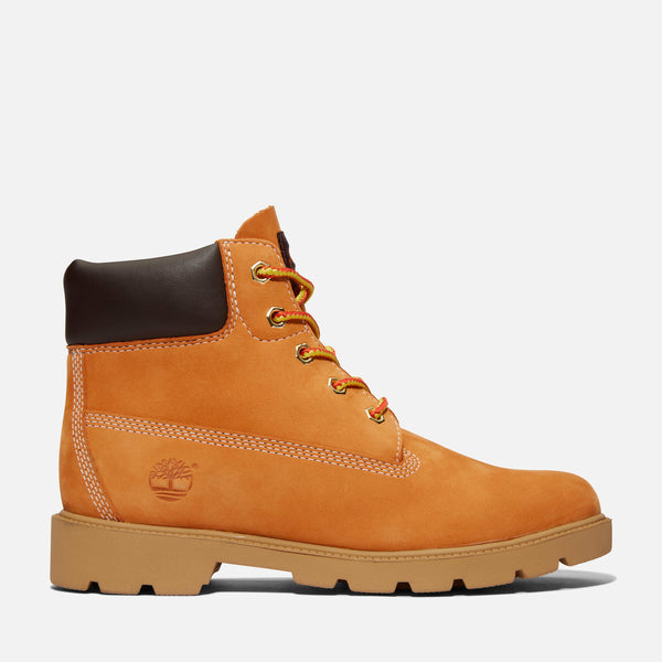 [TB010960713] Grade School Timberland 6 INCH BOOT JUNIOR 'WHEAT'