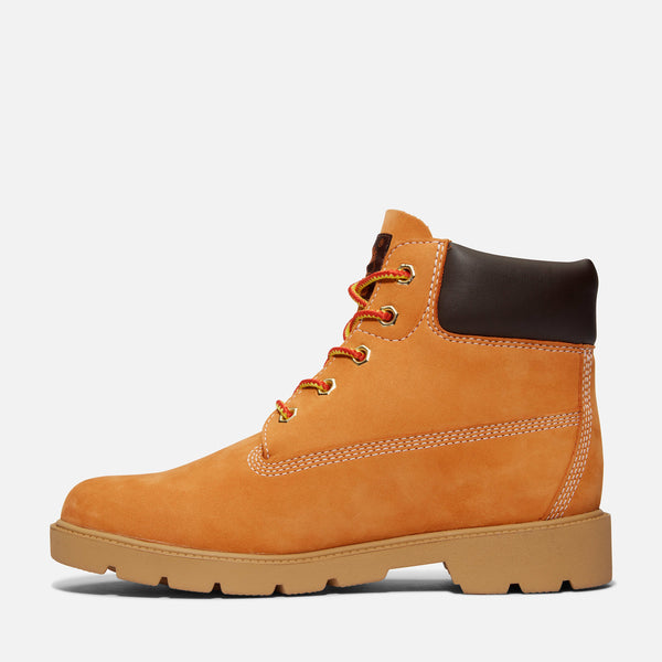 [TB010960713] Grade School Timberland 6 INCH BOOT JUNIOR 'WHEAT'