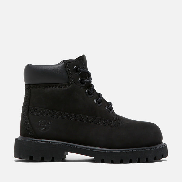 [TB012807001] Toddlers Timberland 6 INCH PREMIUM BOOT 'TRIPLE BLACK'