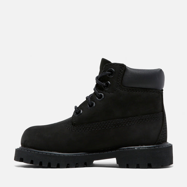 [TB012807001] Toddlers Timberland 6 INCH PREMIUM BOOT 'TRIPLE BLACK'
