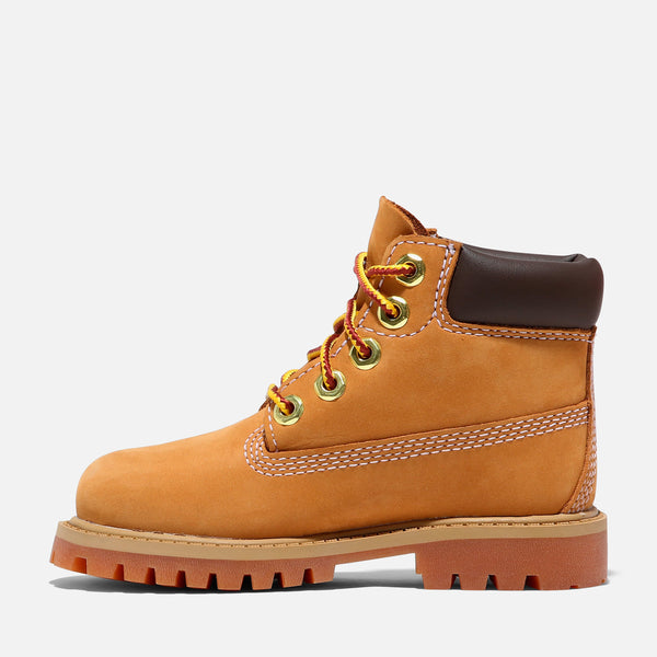 [TB012809713] Toddlers Timberland 6 INCH PREMIUM BOOT 'WHEAT' WIDE
