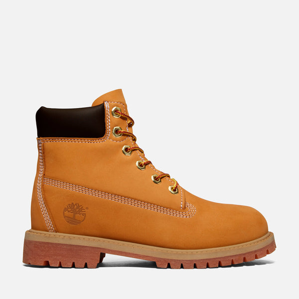 [TB012909713] Grade School Timberland 6 INCH CLASSIC JUNIOR 'WHEAT'