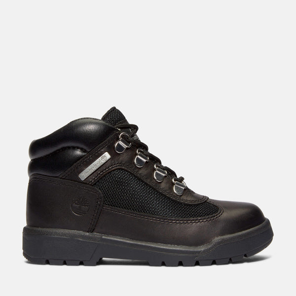 [TB015706001] Preschool Timberland FIELD BOOT YOUTH 'TRIPLE BLACK'