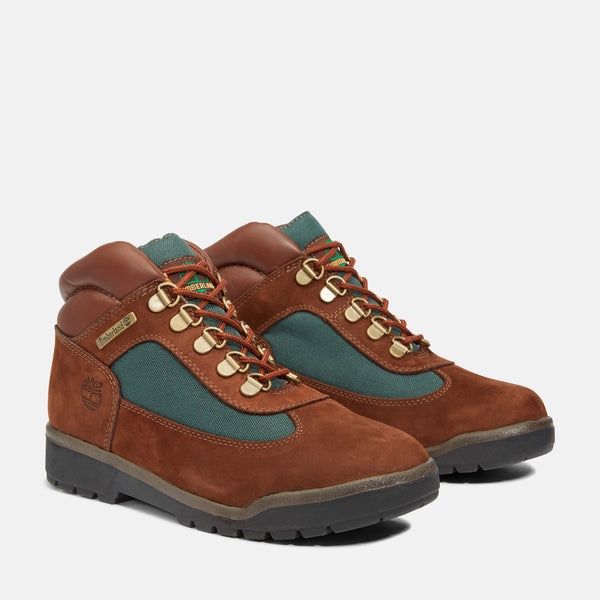 [TB016937242] Grade School Timberland FIELD BOOT JUNIOR 'DARK BROWN'