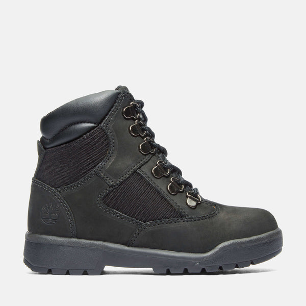 [TB044790001] Preschool Timberland 6 INCH FIELD BOOT YOUTH 'BLACK'