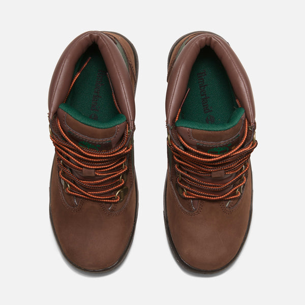 [TB044792214] Preschool Timberland 6 INCH FIELD BOOT YOUTH 'MEDIUM BROWN OLIVE'