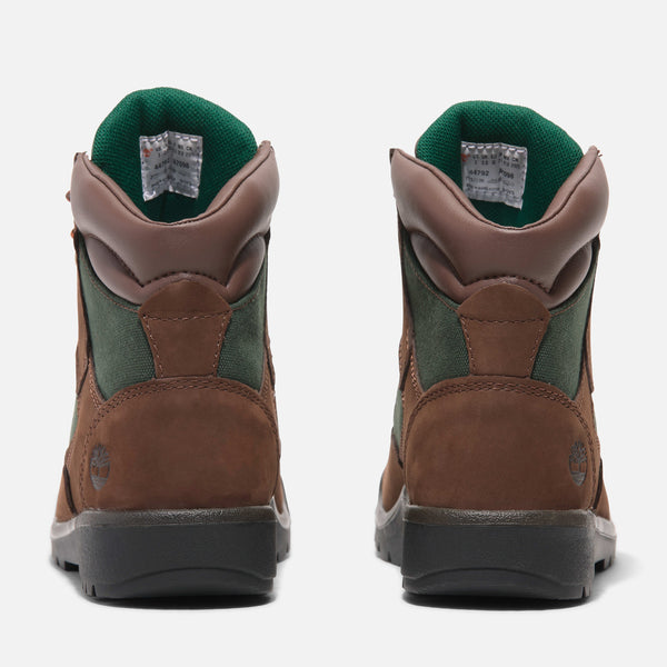 [TB044792214] Preschool Timberland 6 INCH FIELD BOOT YOUTH 'MEDIUM BROWN OLIVE'
