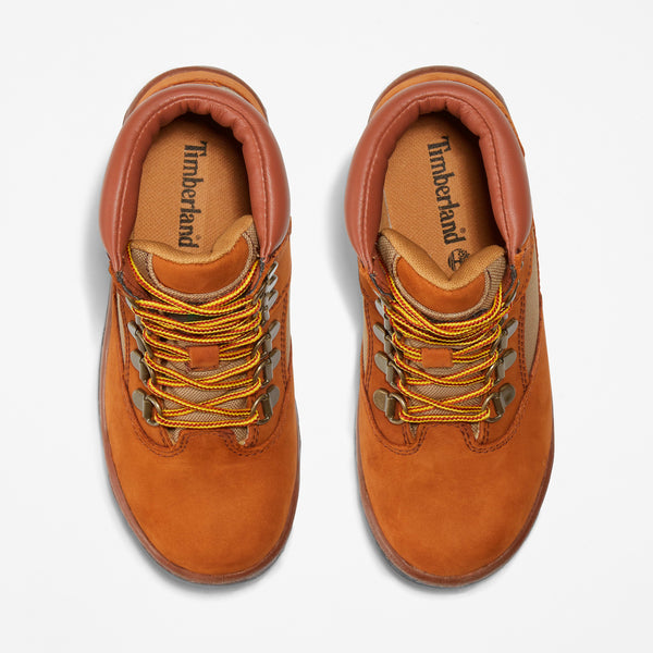 [TB044796210] Preschool Timberland 6 INCH FIELD BOOT YOUTH 'MEDIUM BROWN'