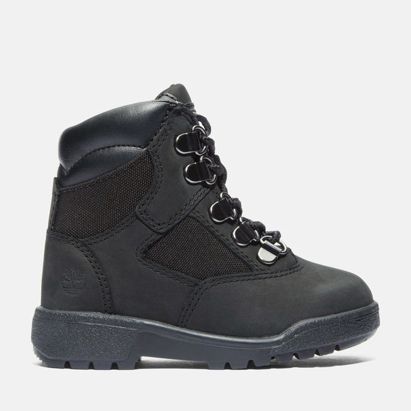 [TB044890001] Toddlers Timberland 6 INCH FIELD BOOT 'BLACK NUBUCK'
