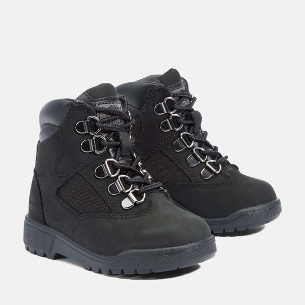 [TB044890001] Toddlers Timberland 6 INCH FIELD BOOT 'BLACK NUBUCK'