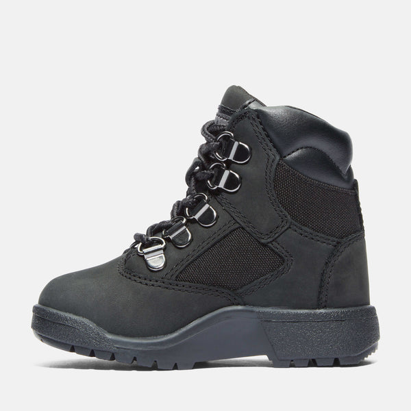 [TB044890001] Toddlers Timberland 6 INCH FIELD BOOT 'BLACK NUBUCK'