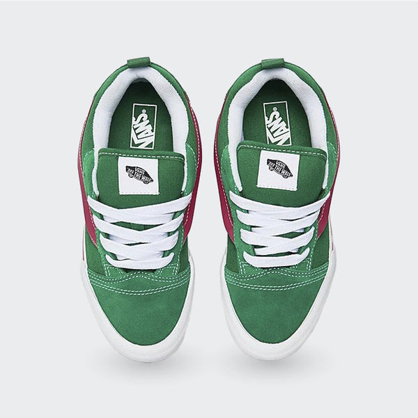 [VN000D2TBOC] YOUTH VANS KNU SKOOL - GREEN/PINK