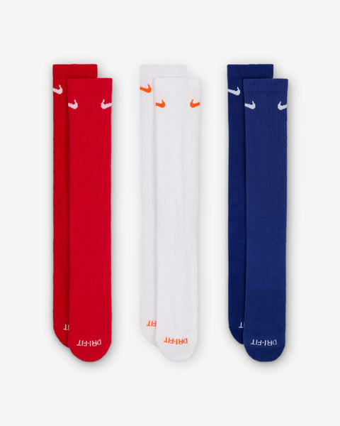 [SX6888-996] MENS NIKE EVERYDAY PLUS CUSHIONED TRAINING CREW SOCKS (3 PAIRS)