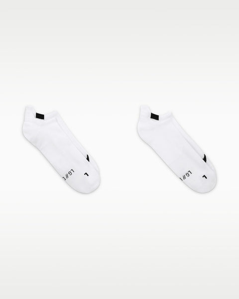 [SX7554-100] MENS NIKE MULTIPLIER NO SHOW 2 PACK SOCKS